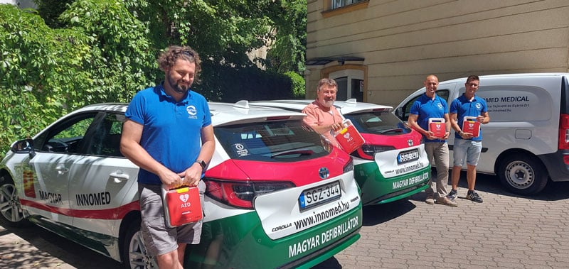 Innomed Medical Inc. organises life-saving trainings for its employees and equips its company vehicles with automated external defibrillator (AED)